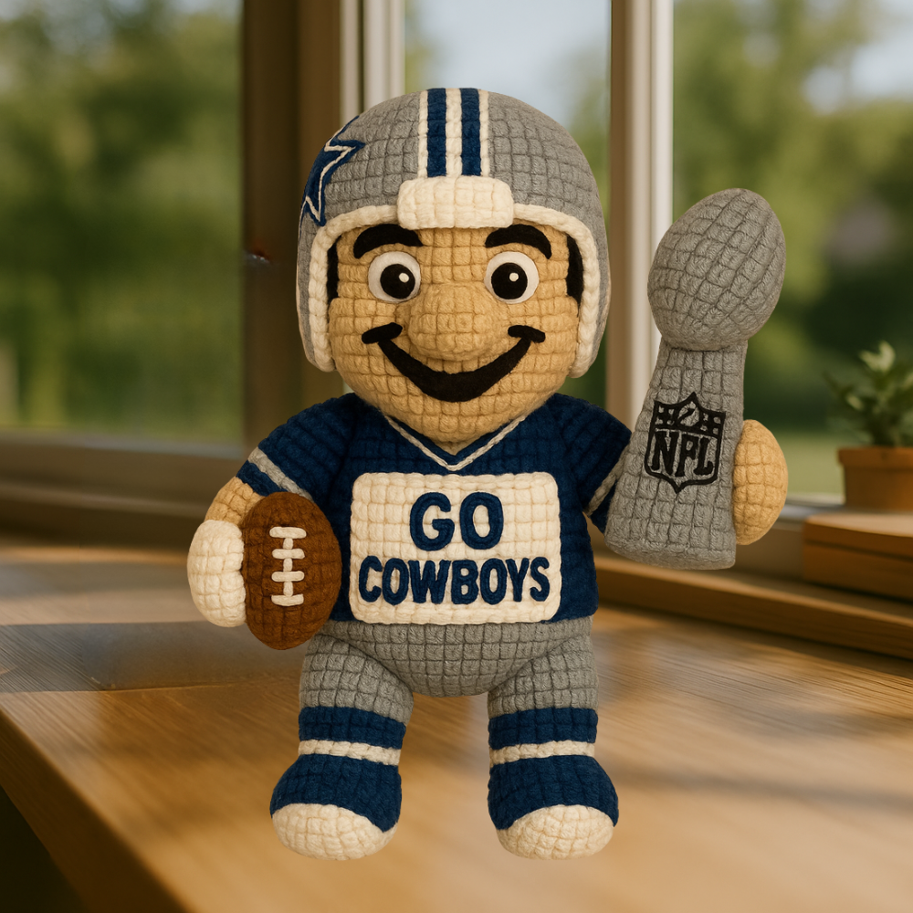 LIMITED EDITION - NEW PREMIUM NFL21 DCB DALLAS COWBOYS HANDMADE CROCHET