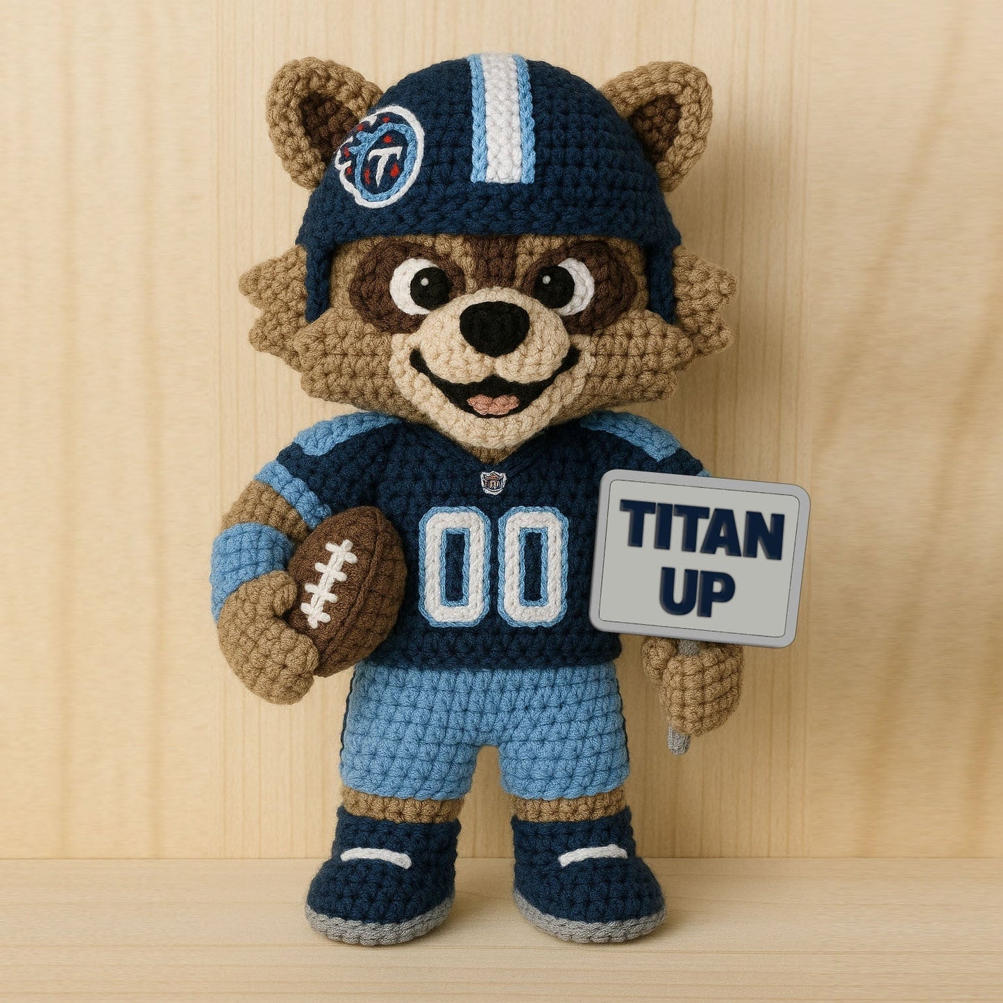 LIMITED EDITION - NEW PREMIUM NFL31 TST TENNESSEE TITANS HANDMADE CROCHET