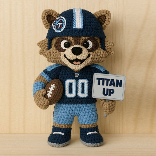 LIMITED EDITION - NEW PREMIUM NFL31 TST TENNESSEE TITANS HANDMADE CROCHET