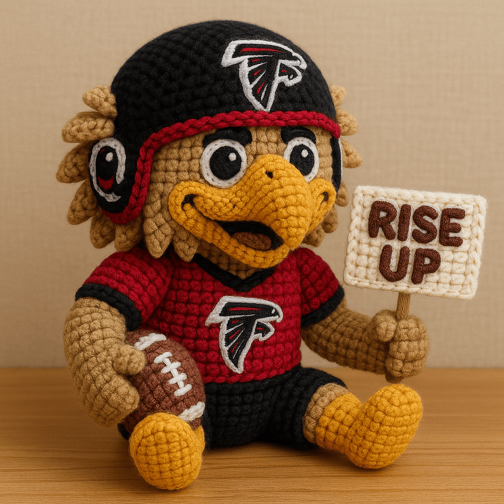 LIMITED EDITION - NEW PREMIUM NFL18 ATF ATLANTA FALCONS HANDMADE CROCHET