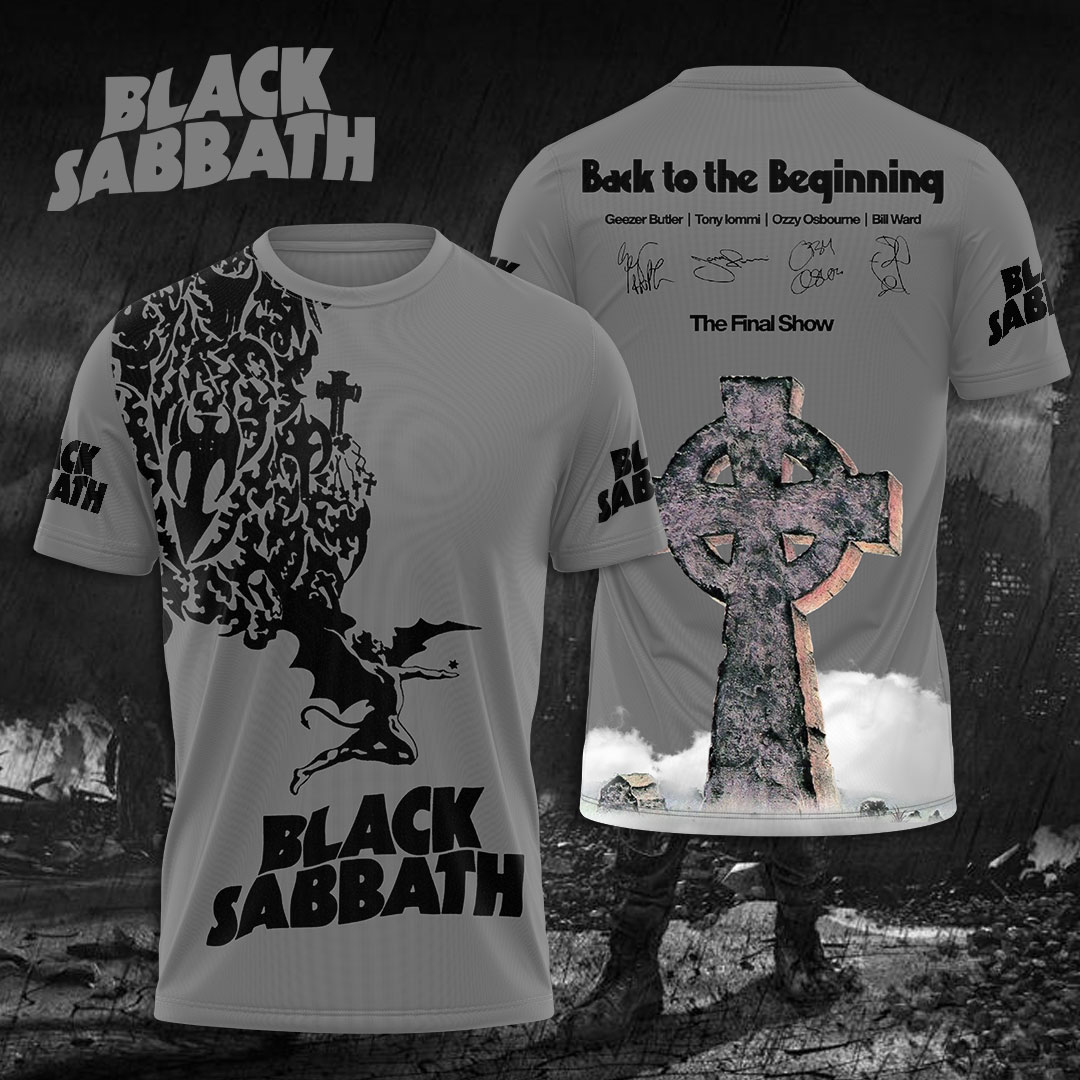 NEW PREMIUM BLACK SABBATH 3D UNISEX T-SHIRT & HOODIE