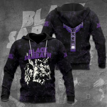 NEW PREMIUM BLACK SABBATH 3D UNISEX T-SHIRT & HOODIE