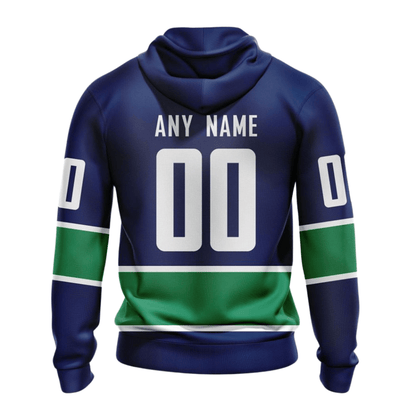 LIMITED EDITION - NEW CUSTOMIZED NHL19 VCC VANCOUVER CANUCKS HOODIE