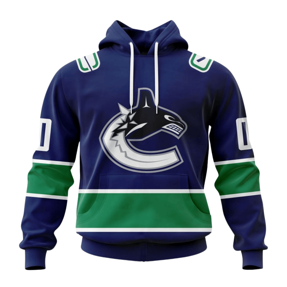 LIMITED EDITION - NEW CUSTOMIZED NHL19 VCC VANCOUVER CANUCKS HOODIE