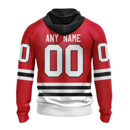 LIMITED EDITION - NEW CUSTOMIZED NHL08 CBH CHICAGO BLACKHAWKS HOODIE