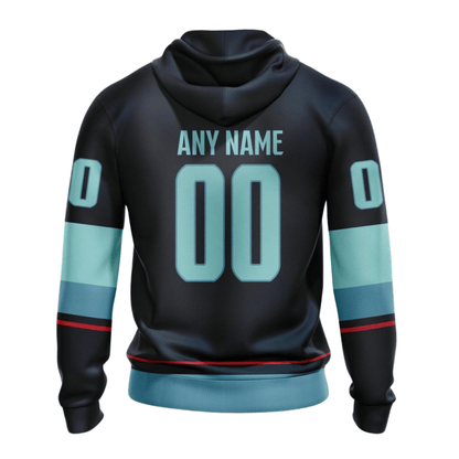 LIMITED EDITION - NEW CUSTOMIZED NHL20 STK SEATTLE KRAKEN HOODIE