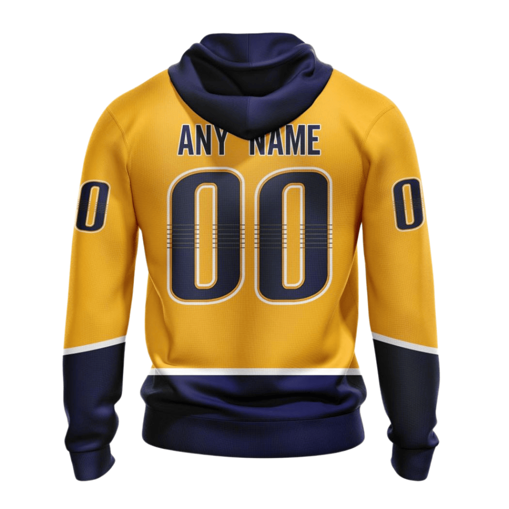 LIMITED EDITION - NEW CUSTOMIZED NHL31 NVP NASHVILLE PREDATORS HOODIE