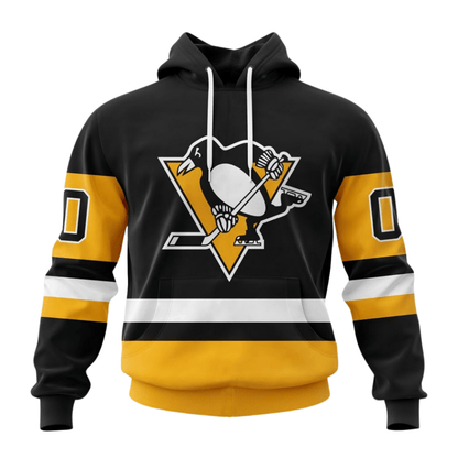 LIMITED EDITION - NEW CUSTOMIZED NHL26 PBP PITTSBURGH PENGUINS HOODIE