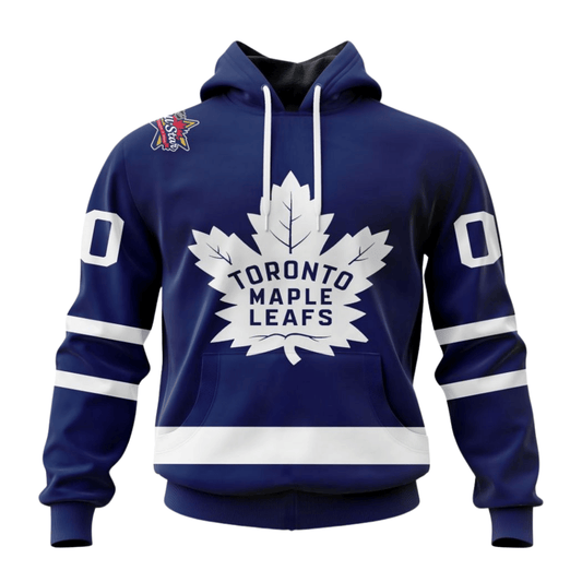 LIMITED EDITION - NEW CUSTOMIZED NHL23 TML TORONTO MAPLE LEAFS HOODIE