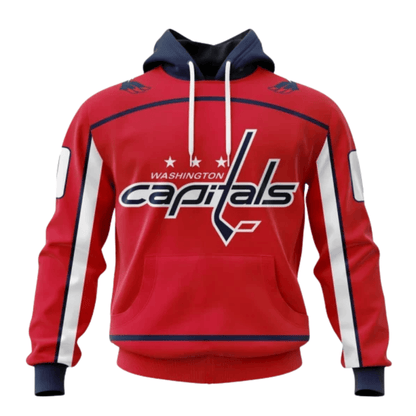 LIMITED EDITION - NEW CUSTOMIZED NHL10 WCP WASHINGTON CAPITALS HOODIE