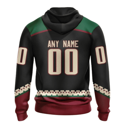 LIMITED EDITION - NEW CUSTOMIZED NHL30 AZC ARIZONA COYOTES HOODIE
