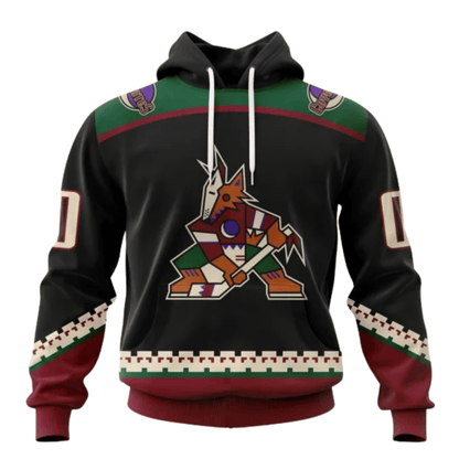 LIMITED EDITION - NEW CUSTOMIZED NHL30 AZC ARIZONA COYOTES HOODIE