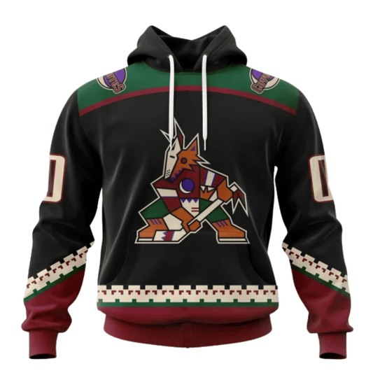 LIMITED EDITION - NEW CUSTOMIZED NHL30 AZC ARIZONA COYOTES HOODIE