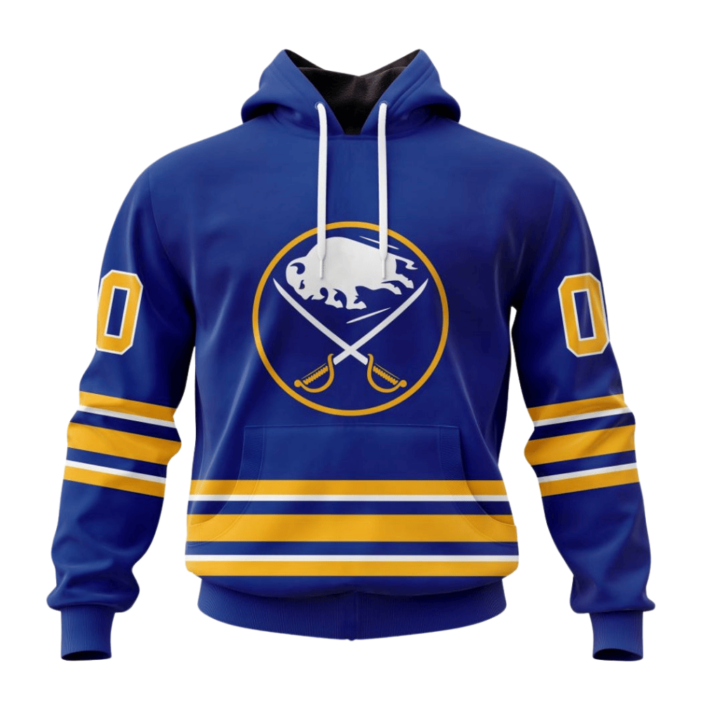 LIMITED EDITION - NEW CUSTOMIZED NHL28 BFS BUFFALO SABRES HOODIE