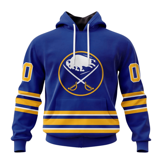 LIMITED EDITION - NEW CUSTOMIZED NHL28 BFS BUFFALO SABRES HOODIE