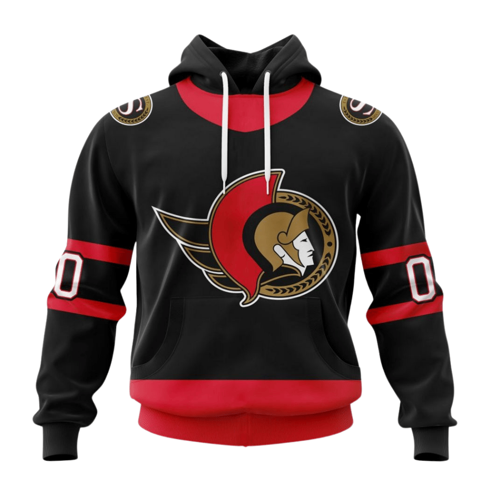 LIMITED EDITION - NEW CUSTOMIZED NHL29 OSN OTTAWA SENATORS HOODIE