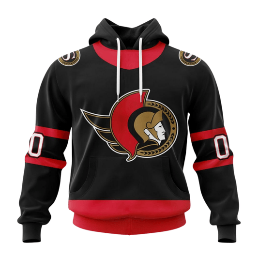 LIMITED EDITION - NEW CUSTOMIZED NHL29 OSN OTTAWA SENATORS HOODIE