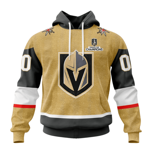 LIMITED EDITION - NEW CUSTOMIZED NHL04 VGK VEGAS GOLDEN KNIGHTS HOODIE