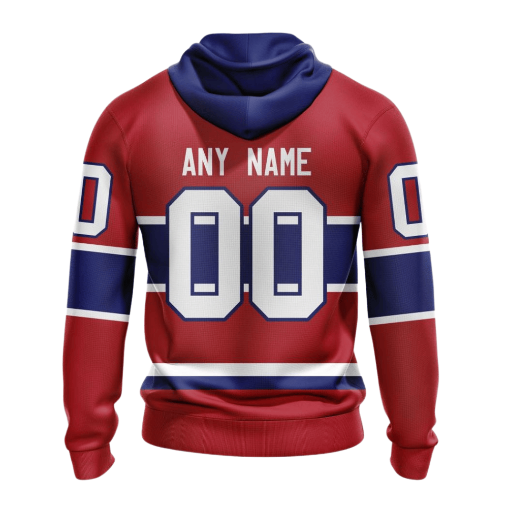 LIMITED EDITION - NEW CUSTOMIZED NHL11 MCD MONTREAL CANADIENS HOODIE