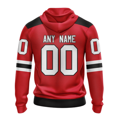 LIMITED EDITION - NEW CUSTOMIZED NHL06 NJD NEW JERSEY DEVILS HOODIE