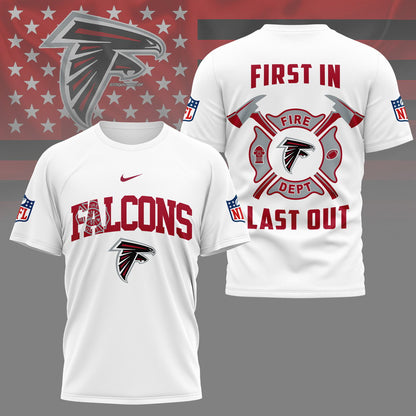 LIMITED EDITION - NEW CUSTOMIZED NFL18 ATF ATLANTA FALCONS FIRE DEPT 3D SHIRT