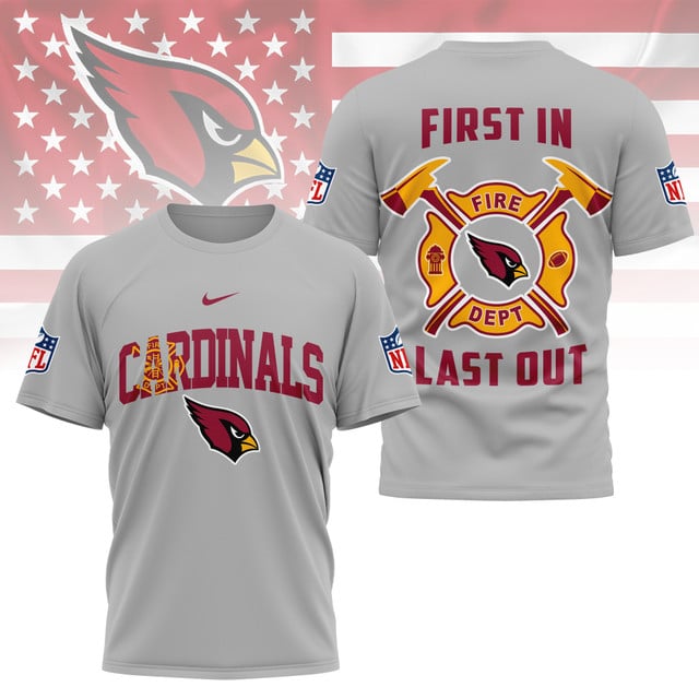 LIMITED EDITION - NEW CUSTOMIZED NFL20 ARC ARIZONA CARDINALS FIRE DEPT 3D SHIRT
