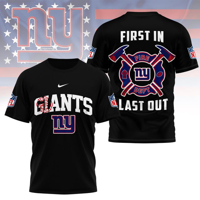 LIMITED EDITION - NEW CUSTOMIZED NFL32 NYG NEW YORK GIANTS FIRE DEPT 3D SHIRT