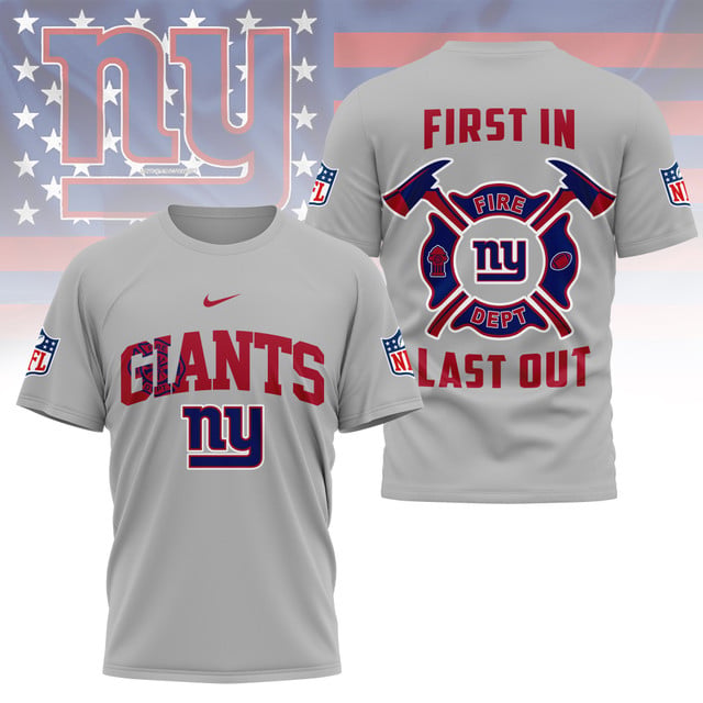 LIMITED EDITION - NEW CUSTOMIZED NFL32 NYG NEW YORK GIANTS FIRE DEPT 3D SHIRT