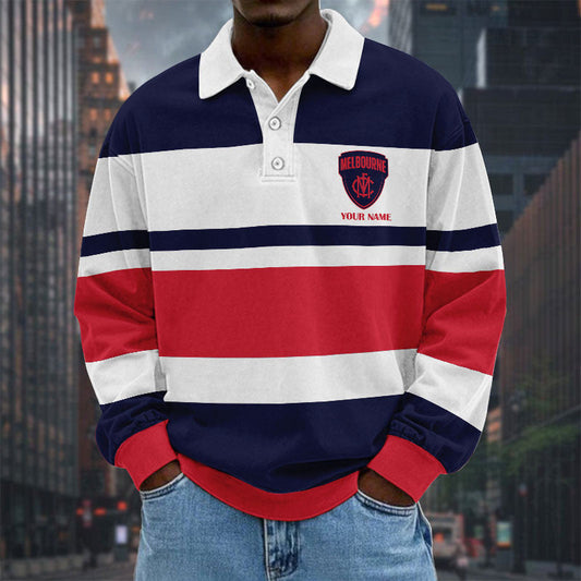 LIMITED EDITION - NEW 11 MBDM SPECIAL TYPE CUSTOM NAME MEN LONG SLEEVE POLO