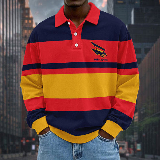 LIMITED EDITION - NEW 01 ALC  SPECIAL TYPE CUSTOM NAME MEN LONG SLEEVE POLO