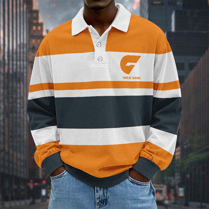 LIMITED EDITION - NEW 19 GWSG SPECIAL TYPE CUSTOM NAME MEN LONG SLEEVE POLO