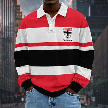 LIMITED EDITION - NEW 14 STKS SPECIAL TYPE CUSTOM NAME MEN LONG SLEEVE POLO