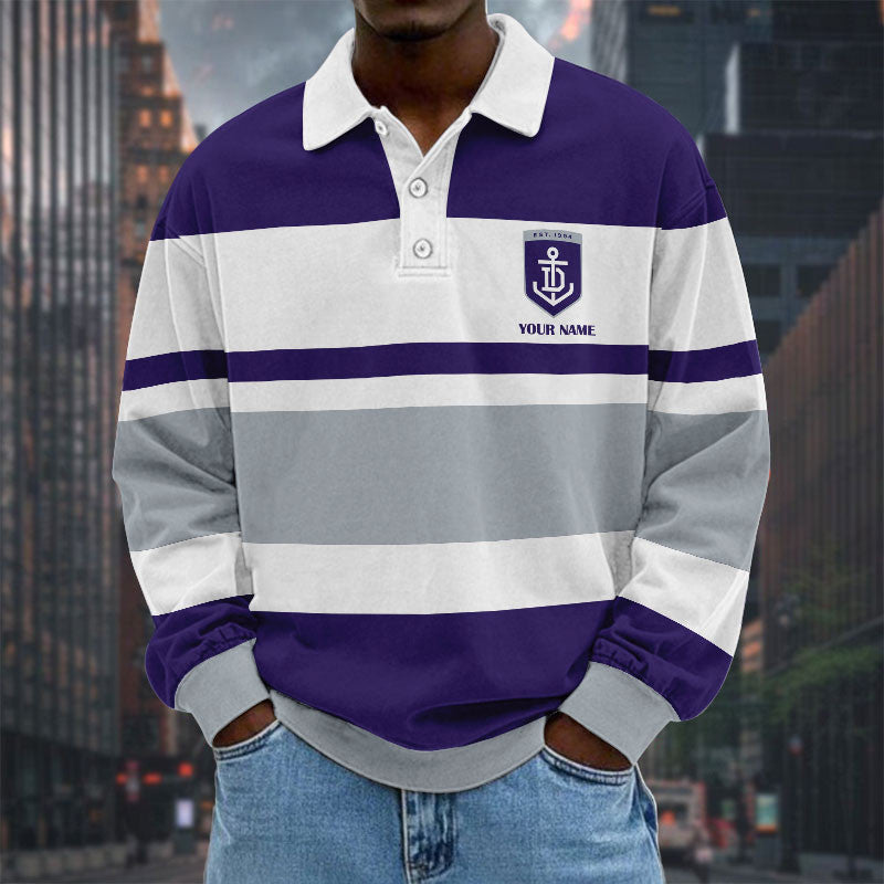 LIMITED EDITION - NEW 09 FMDK SPECIAL TYPE CUSTOM NAME MEN LONG SLEEVE POLO