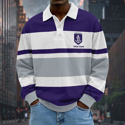 LIMITED EDITION - NEW 09 FMDK SPECIAL TYPE CUSTOM NAME MEN LONG SLEEVE POLO