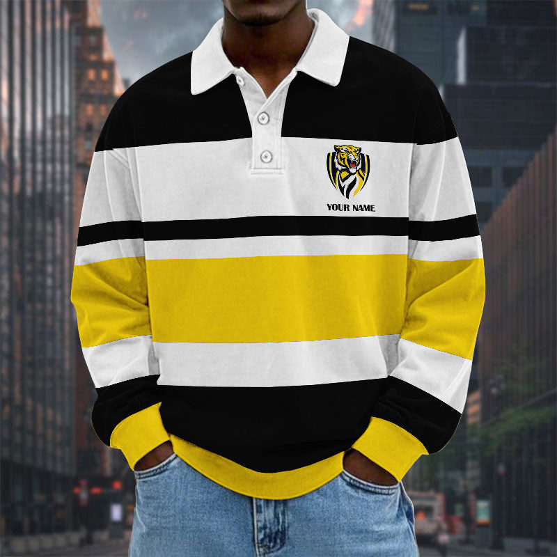 LIMITED EDITION - NEW 06 RTG SPECIAL TYPE CUSTOM NAME MEN LONG SLEEVE POLO