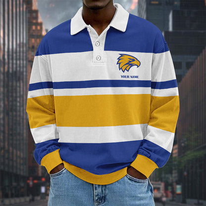 LIMITED EDITION - NEW 16 WCE SPECIAL TYPE CUSTOM NAME MEN LONG SLEEVE POLO