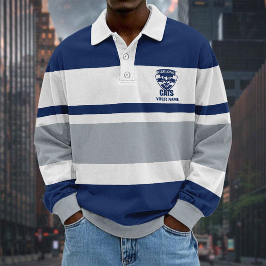 LIMITED EDITION - NEW 07 GLC SPECIAL TYPE CUSTOM NAME MEN LONG SLEEVE POLO