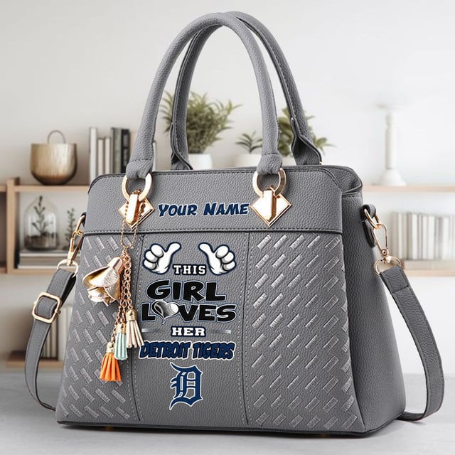 LIMITED EDITION - NEW CUSTOMIZED MLB16 DTS DETROIT TIGERS WOMEN'S HANDBAGS MULTICOLOR