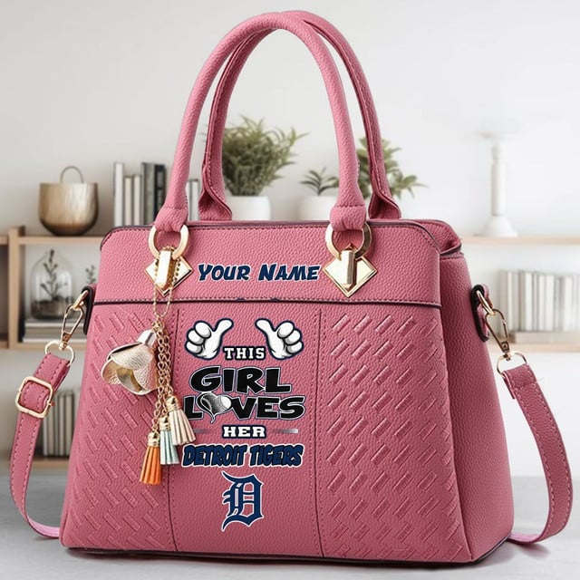 LIMITED EDITION - NEW CUSTOMIZED MLB16 DTS DETROIT TIGERS WOMEN'S HANDBAGS MULTICOLOR