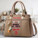 LIMITED EDITION - NEW CUSTOMIZED MLB03 BRS BOSTON RED SOX WOMEN'S HANDBAGS MULTICOLOR