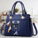 LIMITED EDITION - NEW CUSTOMIZED MLB09 ABS ATLANTA BRAVES WOMEN'S HANDBAGS MULTICOLOR