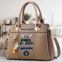 LIMITED EDITION - NEW CUSTOMIZED MLB15 MBS MILWAUKEE BREWERS WOMEN'S HANDBAGS MULTICOLOR