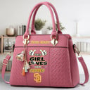LIMITED EDITION - NEW CUSTOMIZED MLB18 SDP SAN DIEGO PADRES WOMEN'S HANDBAGS MULTICOLOR