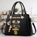 LIMITED EDITION - NEW CUSTOMIZED MLB18 SDP SAN DIEGO PADRES WOMEN'S HANDBAGS MULTICOLOR