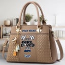 LIMITED EDITION - NEW CUSTOMIZED MLB21 TBR TAMPA BAY RAYS WOMEN'S HANDBAGS MULTICOLOR