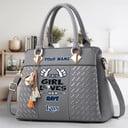 LIMITED EDITION - NEW CUSTOMIZED MLB21 TBR TAMPA BAY RAYS WOMEN'S HANDBAGS MULTICOLOR