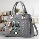 LIMITED EDITION - NEW CUSTOMIZED MLB23 OAS OAKLAND ATHLETICS WOMEN'S HANDBAGS MULTICOLOR