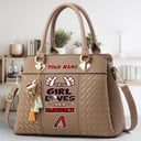 LIMITED EDITION - NEW CUSTOMIZED MLB07 ADS ARIZONA DIAMONDBACKS WOMEN'S HANDBAGS MULTICOLOR