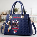 LIMITED EDITION - NEW CUSTOMIZED MLB08 TRS TEXAS RANGERS WOMEN'S HANDBAGS MULTICOLOR