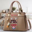 LIMITED EDITION - NEW CUSTOMIZED MLB08 TRS TEXAS RANGERS WOMEN'S HANDBAGS MULTICOLOR